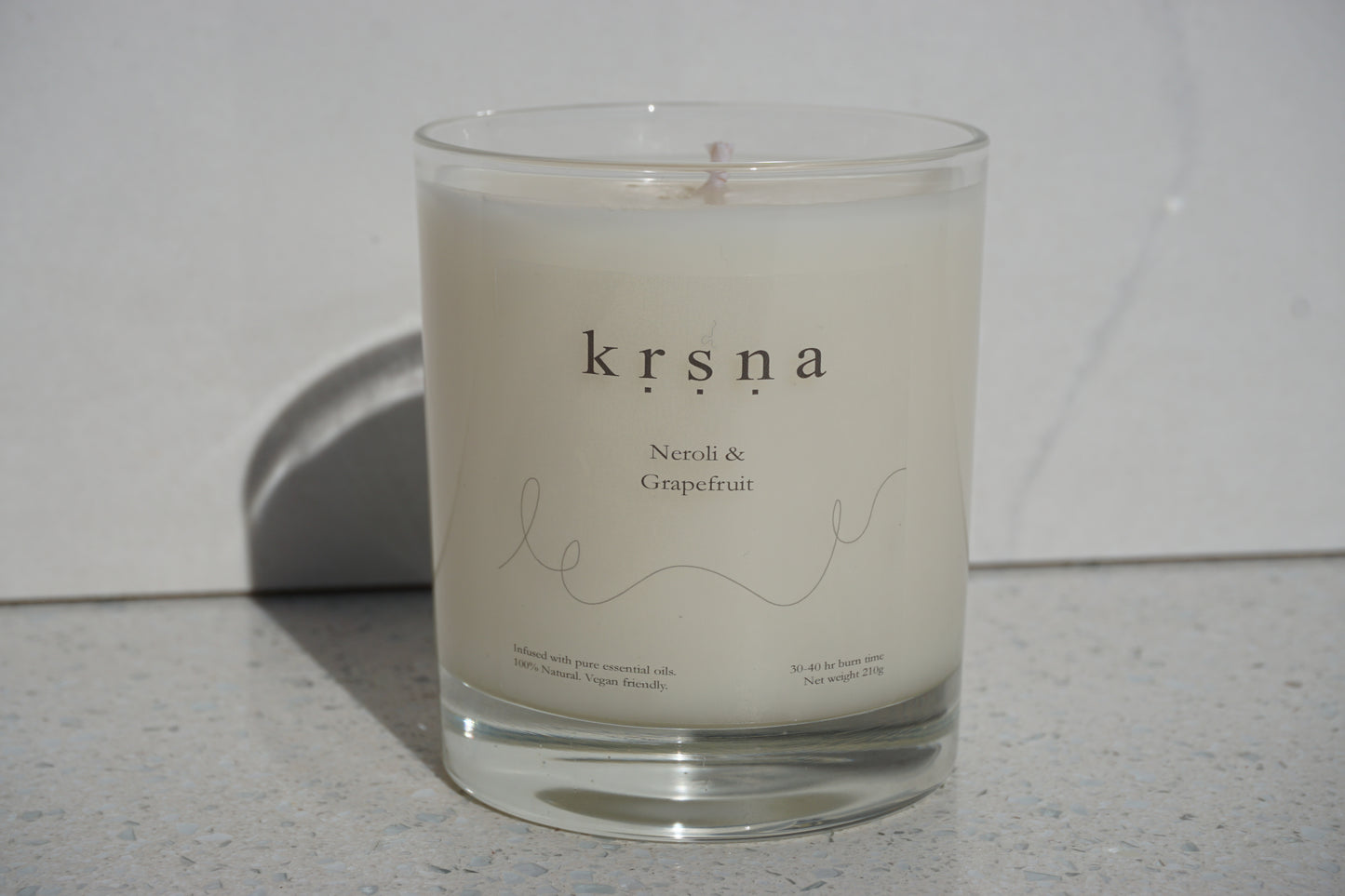 Neroli and Grapefruit Essential Oil Candle